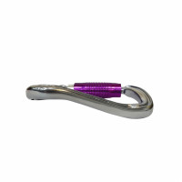 iclimb 螺旋鋁合金自動D型 梨型鉤環 322B-3LS